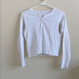 White Brandy Melville long sleeve.